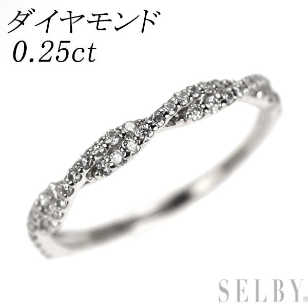Pt900 ダイヤモンド リング 0.25ct