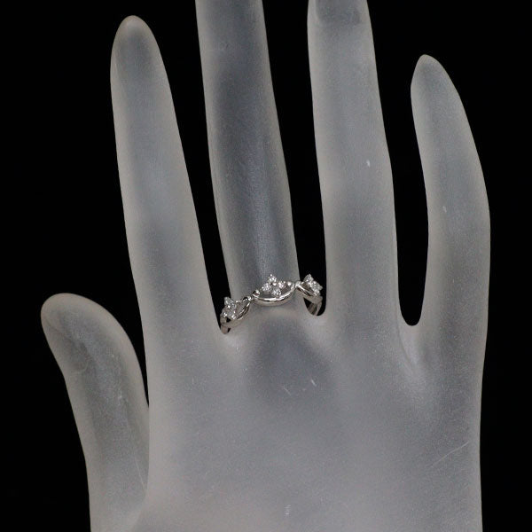 Pt900 ダイヤモンド リング 0.25ct フラワー