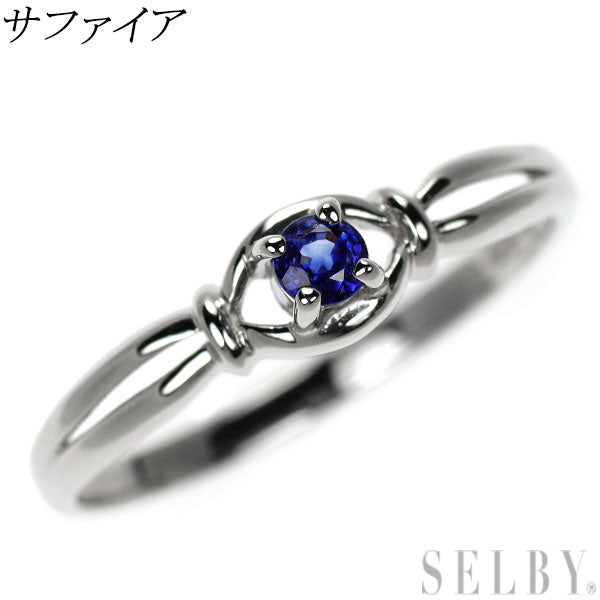 Pt900 サファイア リング