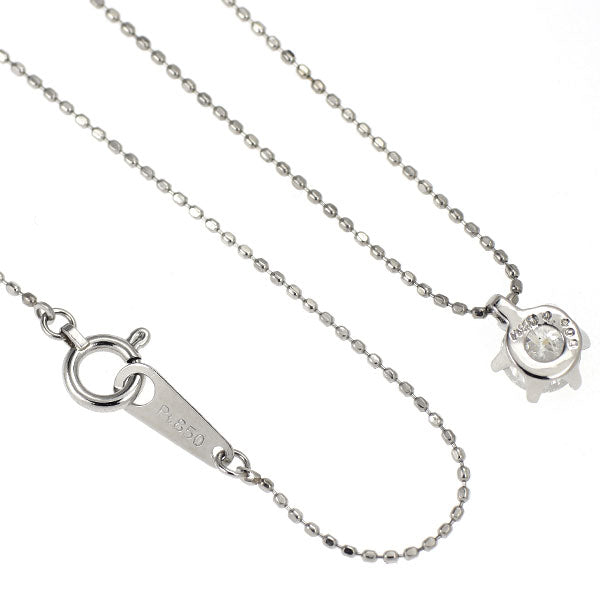 Pt900/ Pt850 ダイヤモンド ペンダントネックレス 0.400ct