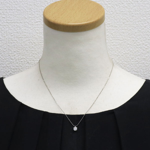 Pt900/ Pt850 ダイヤモンド ペンダントネックレス 0.400ct