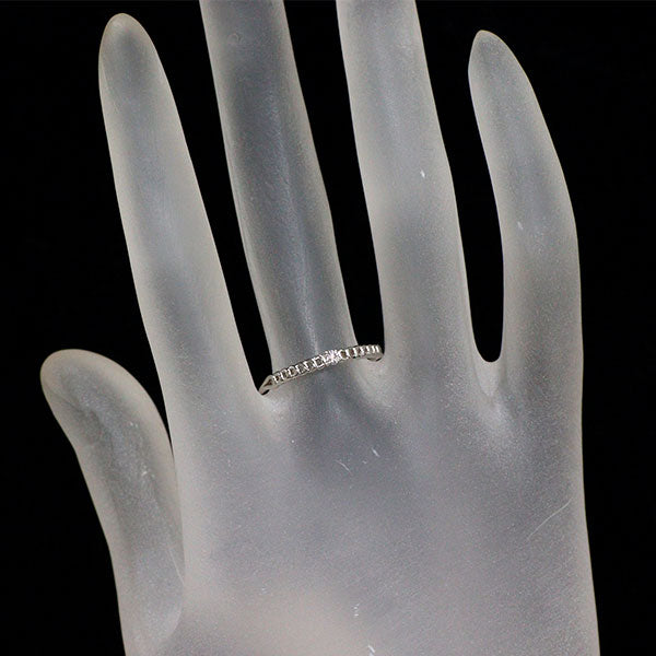 希少 Pt900 天然ピンクダイヤモンド リング 0.03ct