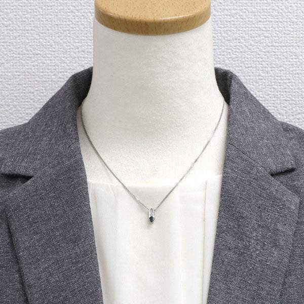 希少 Pt900/ Pt850 アレキサンドライト ダイヤモンド ペンダントネックレス 0.24ct D0.05ct