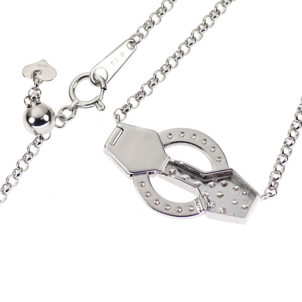 K18WG ダイヤモンド ペンダントネックレス 0.65ct