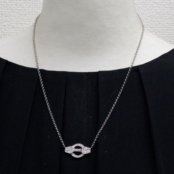 K18WG ダイヤモンド ペンダントネックレス 0.65ct