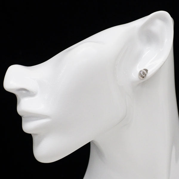 ブルーリバー Pt900/ K14WG ダイヤモンド ピアス 0.32ct
