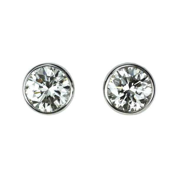 Pt900 ダイヤモンド スタッド ピアス 1.628ct