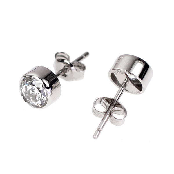 Pt900 ダイヤモンド スタッド ピアス 1.628ct