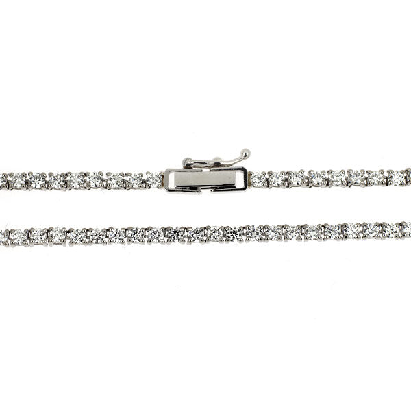 Pt850 ダイヤモンド ネックレス 9.51ct テニス