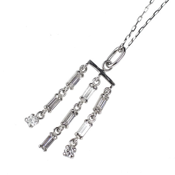 Pt900 ダイヤモンド ペンダントネックレス 0.26ct