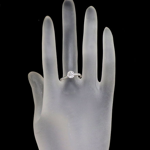 コロネット K18WG ダイヤモンド リング 0.52ct
