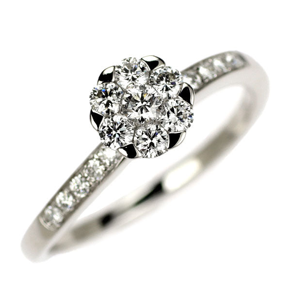 コロネット K18WG ダイヤモンド リング 0.52ct