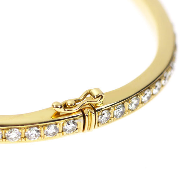 K18YG ダイヤモンド バングル/ブレスレット 2.69ct