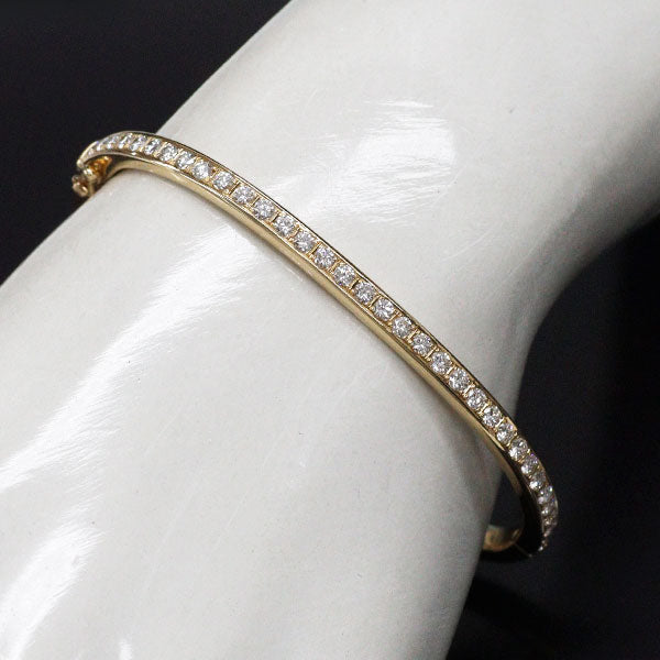 K18YG ダイヤモンド バングル/ブレスレット 2.69ct