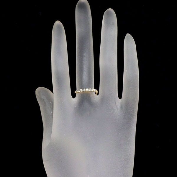 K18YG ダイヤモンド リング 0.29ct  一文字