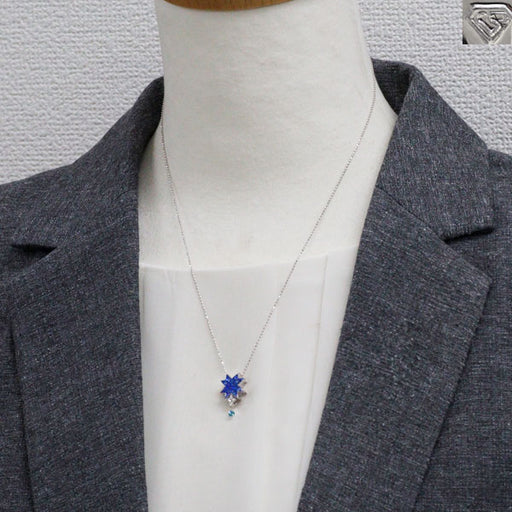 ★極美品★レ・エッセンシャル　K18WG　トップ　MD・サファイア QVC/レ・エッセンシャル K18WG サファイア カラーレス/トリートブルー
