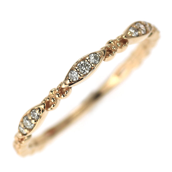 アガット/agete K10PG ダイヤモンド リング 0.06ct