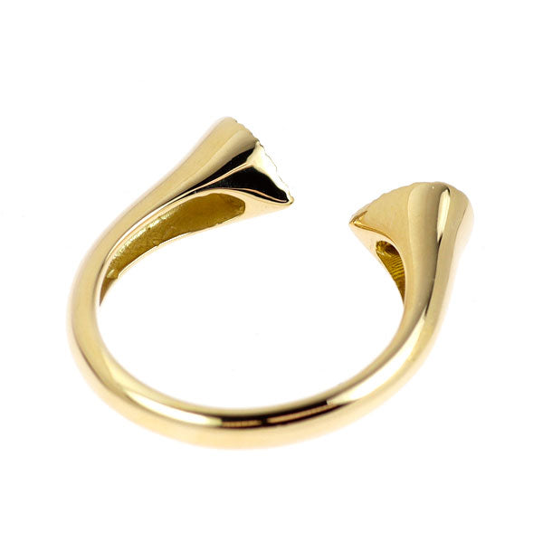 K18YG ダイヤモンド リング 0.33ct フォーク