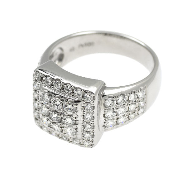 田崎真珠 Pt900 ダイヤモンド リング 0.93ct パヴェ