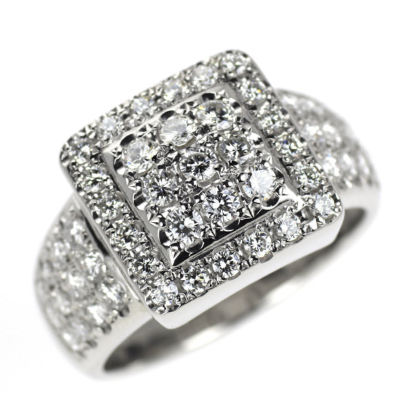 田崎真珠 Pt900 ダイヤモンド リング 0.93ct パヴェ