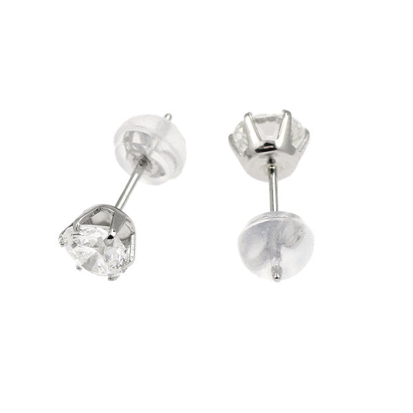 新品 Pt900 ダイヤモンド ピアス 1.025ct H SI1-2 G 【エスコレ】 スタッド