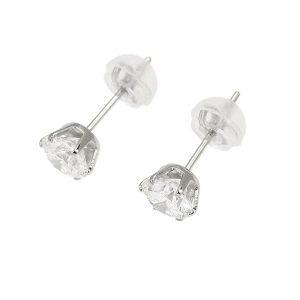 新品 Pt900 ダイヤモンド ピアス 1.103ct E/G SI1-2 VG 【エスコレ】 スタッド