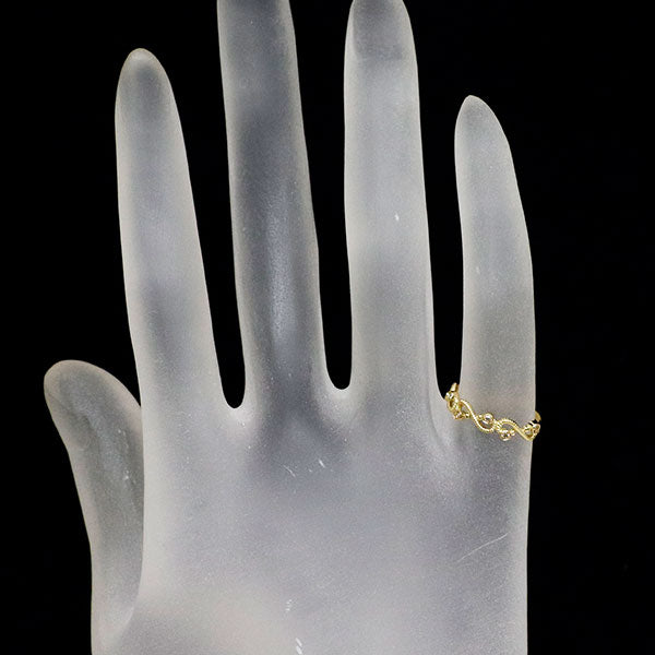 K18YG ダイヤモンド リング 0.04ct ピンキー