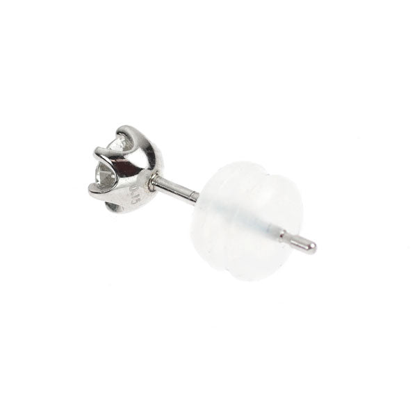 Pt900 ダイヤモンド ピアス 0.15ct シングル 片側のみ スタッド