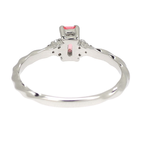 新品 Pt950 ナイジェリア産ヴェイリネナイト ダイヤモンド リング 0.151ct D0.03ct 【エスコレ】希少