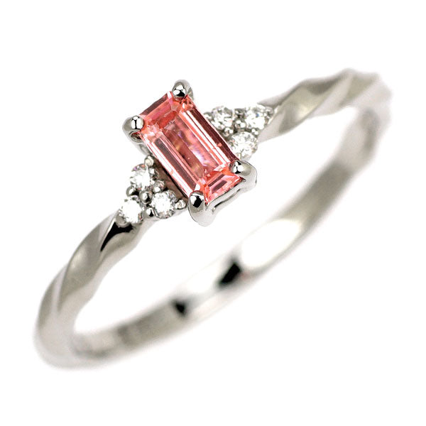 新品 Pt950 ナイジェリア産ヴェイリネナイト ダイヤモンド リング 0.151ct D0.03ct 【エスコレ】希少