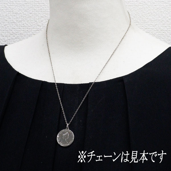 Pt850 ペンダントトップ コイン メープルリーフ1/4oz