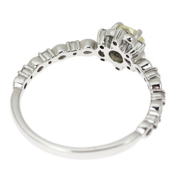 新品 Pt950 サーキュラーブリリアントカット ダイヤモンド リング 0.427ct VLY VS1 D0.10ct【エスコレ】