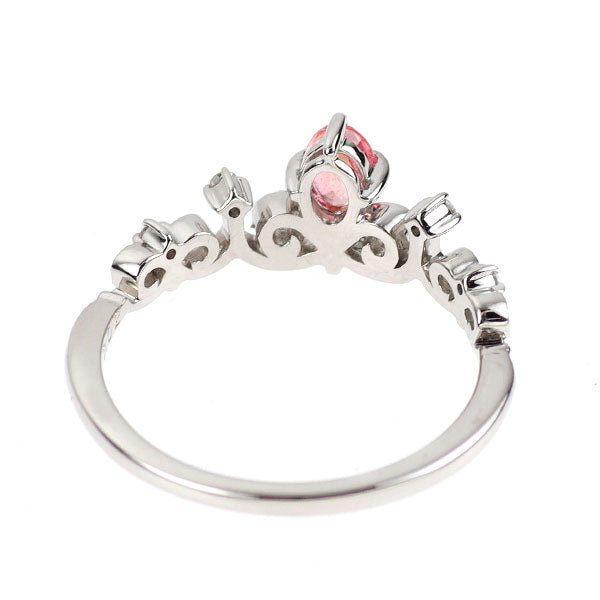 新品 希少 Pt950 ナイジェリア産ヴェイリネナイト ダイヤモンド リング 0.188ct D0.02ct 【エスコレ】