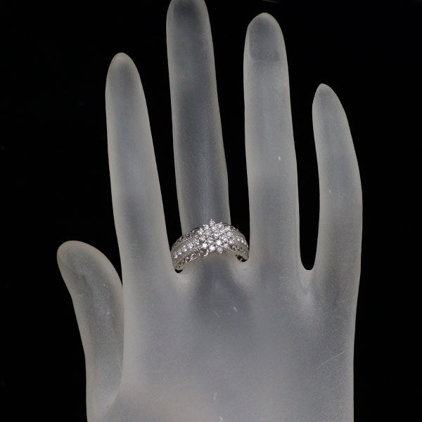 Pt950 ダイヤモンド リング 0.55ct アンティークレース
