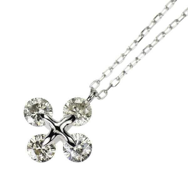 Pt900/ Pt850 ダイヤモンド ペンダントネックレス 0.50ct