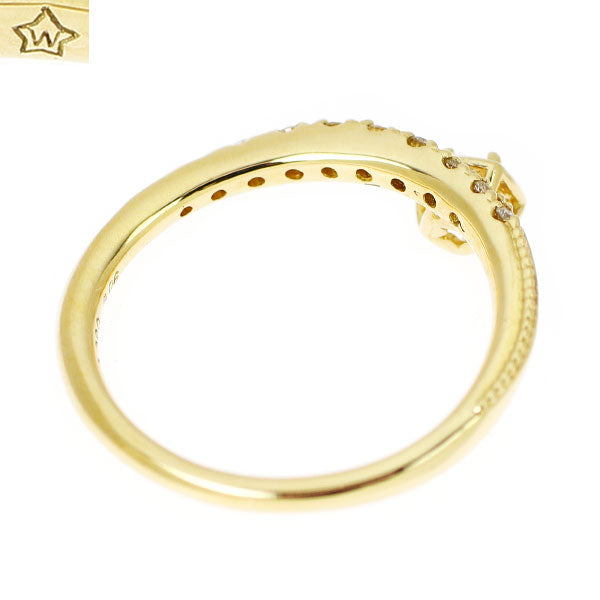 wish upon a star K18YG ダイヤモンド リング 0.080ct D0.06ct ピンキー