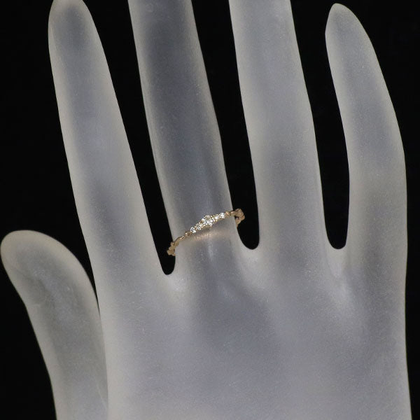 アガット/agete K18PG ダイヤモンド リング 0.08ct
