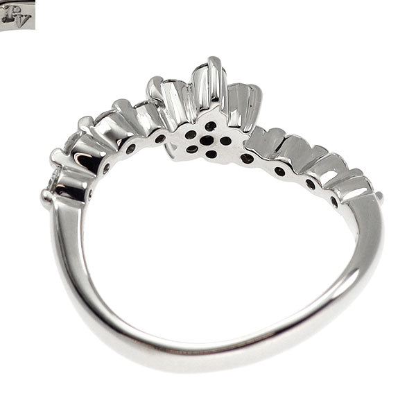 ポンテヴェキオ K18WG ダイヤモンド リング 0.45ct フラワー
