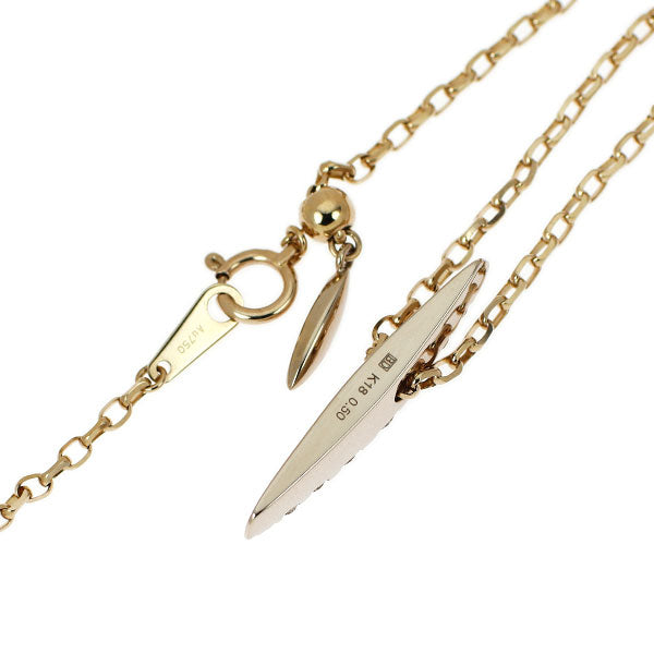 カシケイ K18BG ブラウン ダイヤモンド ペンダントネックレス 0.50ct ネイキッド ユニセックス