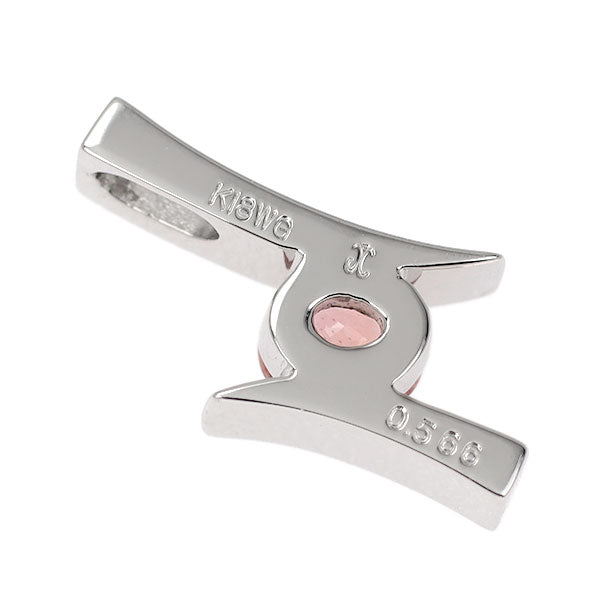 希少 ジェムケリー K18WG パパラチア サファイア ペンダントトップ 0.566ct