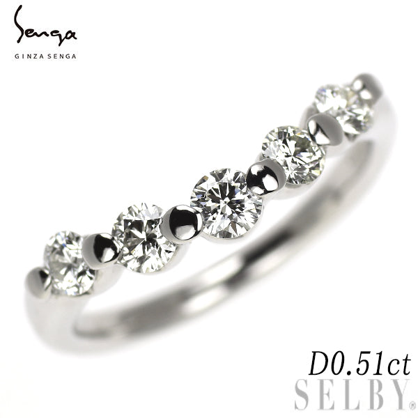 SENGA Pt900 ダイヤモンド リング 0.51ct