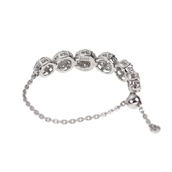 プラチナ950 ダイヤモンドリング 0.40カラット Pt950 ダイヤモンド チェーンリング 0.40ct フリーサイズ — セルビー