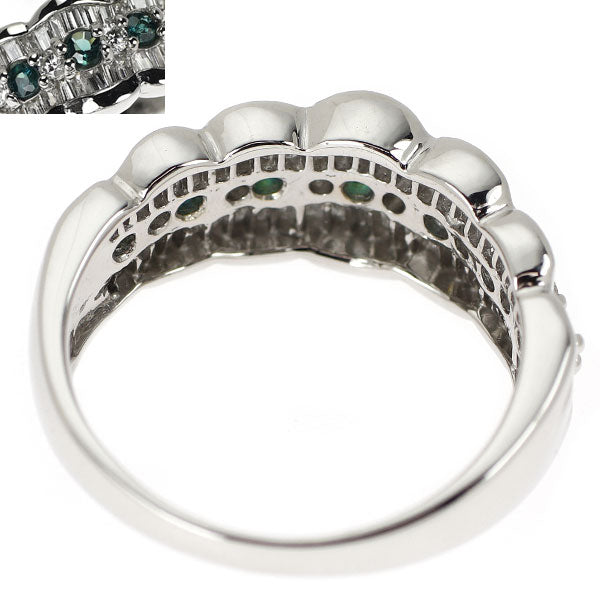 希少 Pt900 アレキサンドライト ダイヤモンド リング 0.35ct D0.70ct