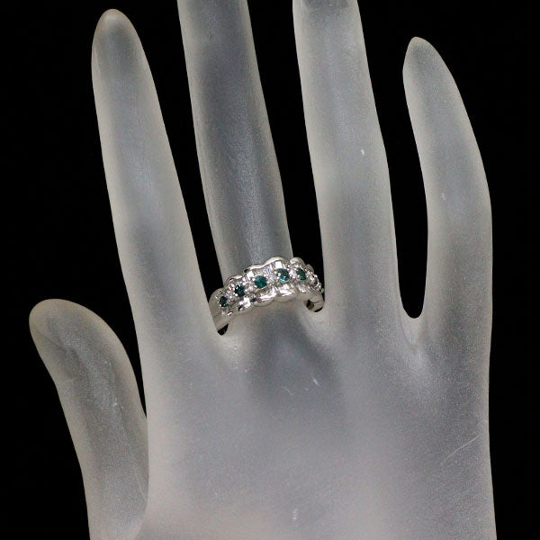 希少 Pt900 アレキサンドライト ダイヤモンド リング 0.35ct D0.70ct