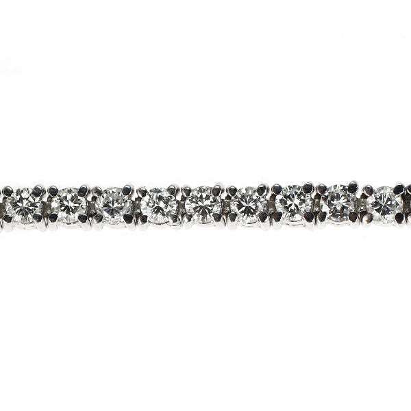 K18WG ダイヤモンド テニス ブレスレット 2.20ct