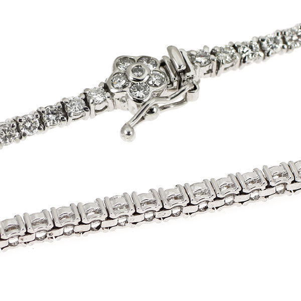 K18WG ダイヤモンド テニス ブレスレット 2.20ct