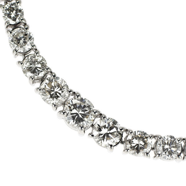 Pt900 ダイヤモンド テニス ネックレス 10.00ct — セルビーオンライン