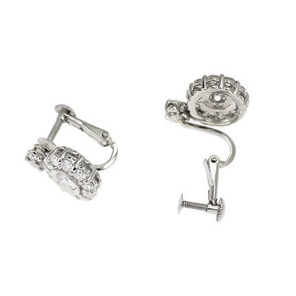 Pt900 ダイヤモンド イヤリング 1.53ct
