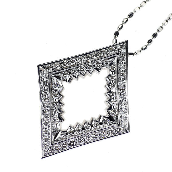 K18WG ダイヤモンド ペンダントネックレス 2.24ct