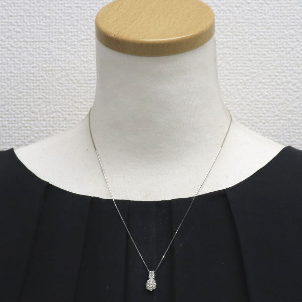 Pt900/ Pt850 ダイヤモンド ペンダントネックレス 0.66ct